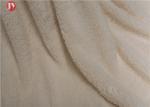 Sherpa Polyester Fleece Bed Blanket , Super Soft Knit Blanket Heavy Double