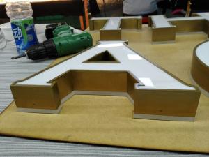 Wholesale Custom 3D LED Letter Signs Aluminum / Acrylic Material 50000 Hours Lifetime from china suppliers