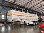 3 Axle 45000 Liter Oil Tank Semi Trailer Mechanical Suspension
