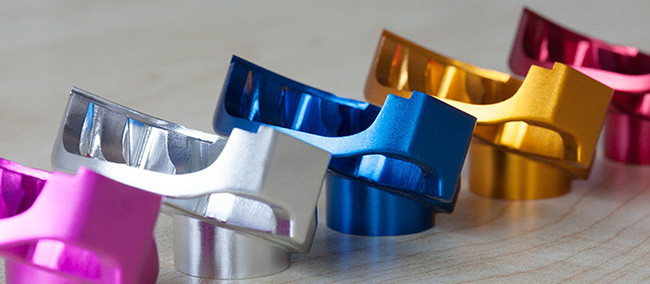 Aluminum Sheet Metal Anodized CNC Machining Color Parts