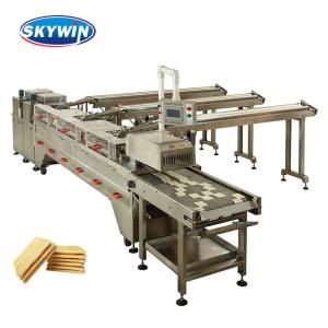 Wholesale Two Lane Two Colors 3+2 Chocolate Sandwich Biscuit Machine from china suppliers