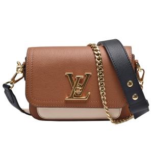Wholesale Grained Calfskin Designer Monogram Bag LV Lockme Tender Bag Brown from china suppliers