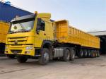 Truckman Brand Load Trail Dump Trailer For Ghana Bauxite Haulage Demand