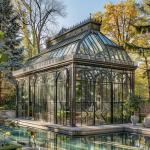 Wedding Iron Gazebo White Modern Garden Sunrooms Glass Houses Large Metal