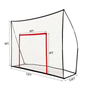 Wholesale 12*9FT Golf Hitting Net Portable Golf Barrier Net Polyester Material from china suppliers