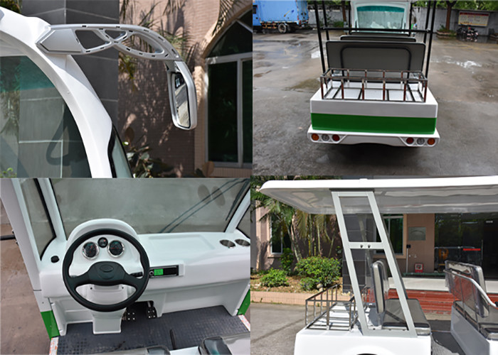 Battery Powered Electric Sightseeing Car with 14 Seats Excellent Cruising Ability