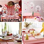 Waterproof PET Pink 54 x 108 inches Printed Tablecloth Aluminum Foil