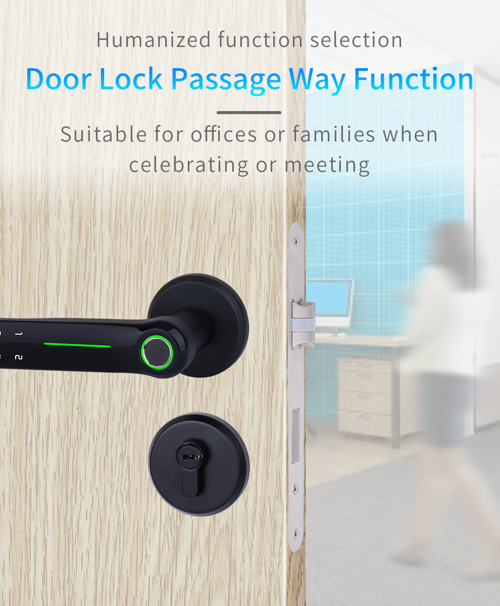 200 Fingerprint Intelligent Door Lock Tuya Bluetooth Deadbolt