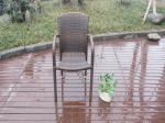 4 Seat Country Style PE Rattan Wicker Kitchen / Dining Room Sets