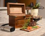Decorations 8.7 Inch Wooden Food Containers Wooden Storage Box Kitchen