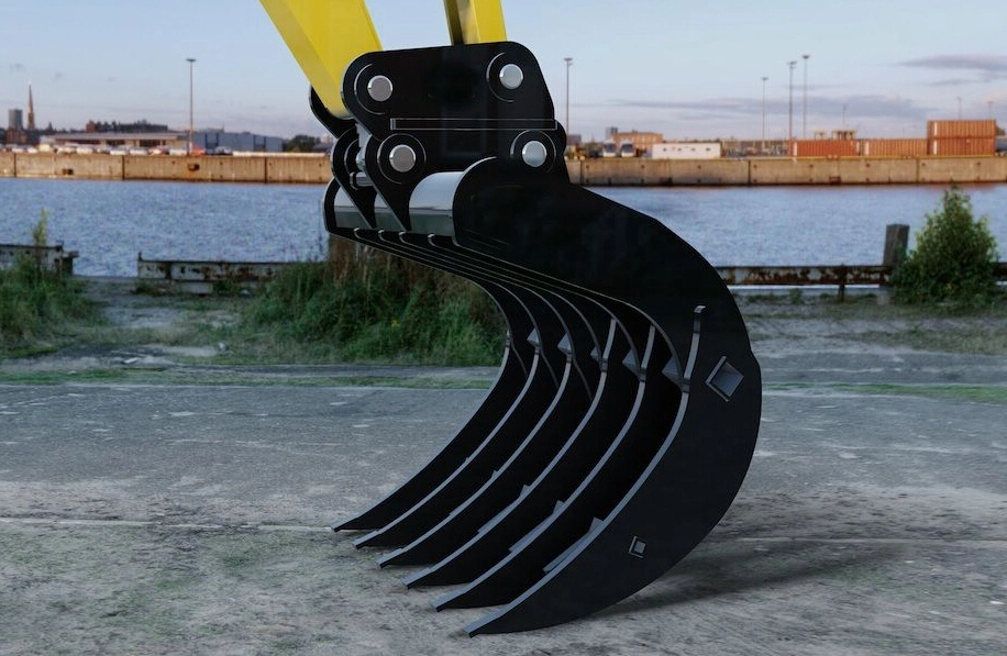 Customized Excavator Land Clearing Rakes 1 - 50 Ton Excavator Q355B Stick Rake