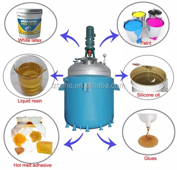 100L Acrylic Resin Reactor for Saponification Urea Production and Triple Jacketed Leaching