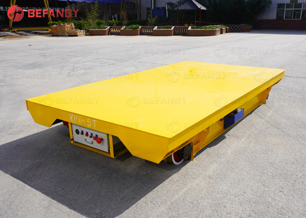 Electrical Motorized Rail Transfer Cart 100 Tons