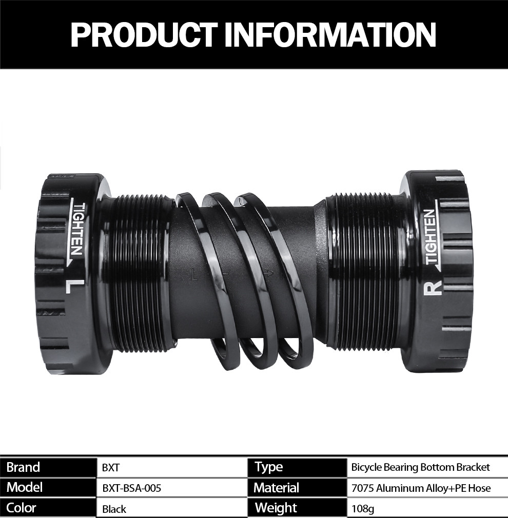 MTB Road Bearing Bicycle Bottom Bracket BB 7075 Aluminum Alloy