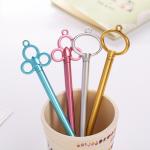 Key Shaped Creative Neutral Pen 0.5mm Candy Color Plastic Gel Pen For Student