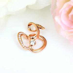 Wholesale Rose Gold Diamonds Apple Shape Pendant (GDN016) from china suppliers