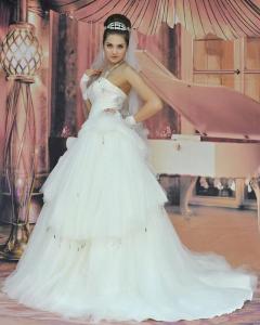 Wholesale Elegant Women Evening Dress Floor Length Zipper White Party Dress from china suppliers
