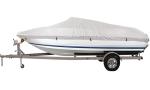 Trailerable Waterproof Boat Cover 150D Silver - Coated Oxford Material