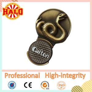 Wholesale Zinc alloy Plated Hat Clip Round Shaped Metal Magnetic Golf Ball Marker from china suppliers