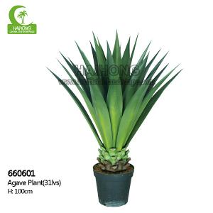 Wholesale Real Touch Height 100cm Green Artificial Succulents In Pots from china suppliers