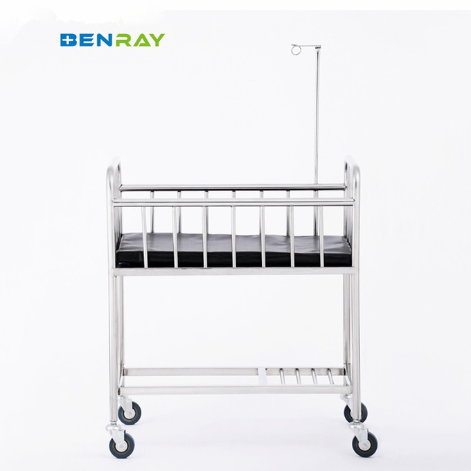 Manual Children Hospital Bed Medical Home Use Children Kids Baby Basin Cart