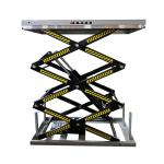 1000kg Electric Scissor Lift Tables Platform 1300mmx820mm Max Height 1780mm