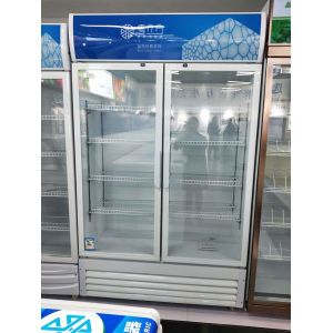 Display Cabinet Double Door Fresh Keeping Cabinet
