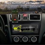 GRANDnavi Universal Single Din MP3 Car Radio Colorful Light Physical Button FM