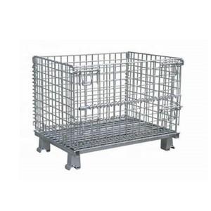 Wholesale Steel U Shape Buckle Collapsible Wire Container For Distribution from china suppliers