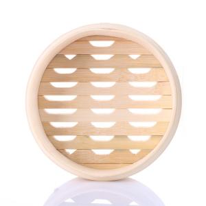 Wholesale Round Pastry Wooden Cooking Utensils Handmade Bamboo Food Steamer from china suppliers