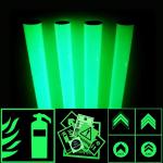 Customized Adhesive Luminous Vinyl Glow In The Dark For Glowing Signs