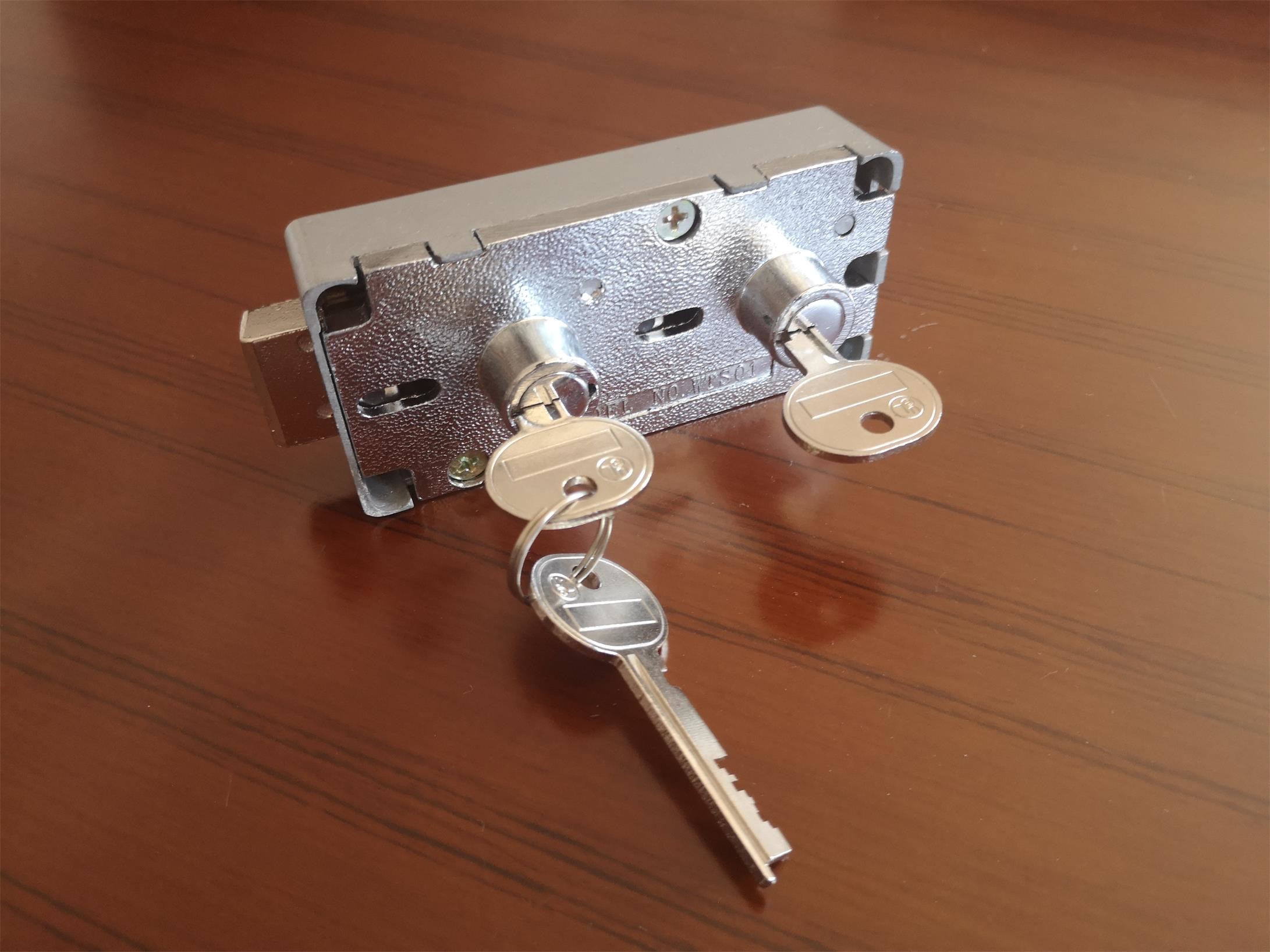 UL Approval Iron Dual Key Door Lock , Dual Deadbolt Lock For Safe Boxes