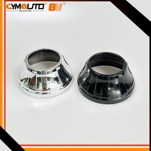 Wholesale Decorative Cover Headlight Shrouds 3.0 inch Silver Or Black PVC Material from china suppliers