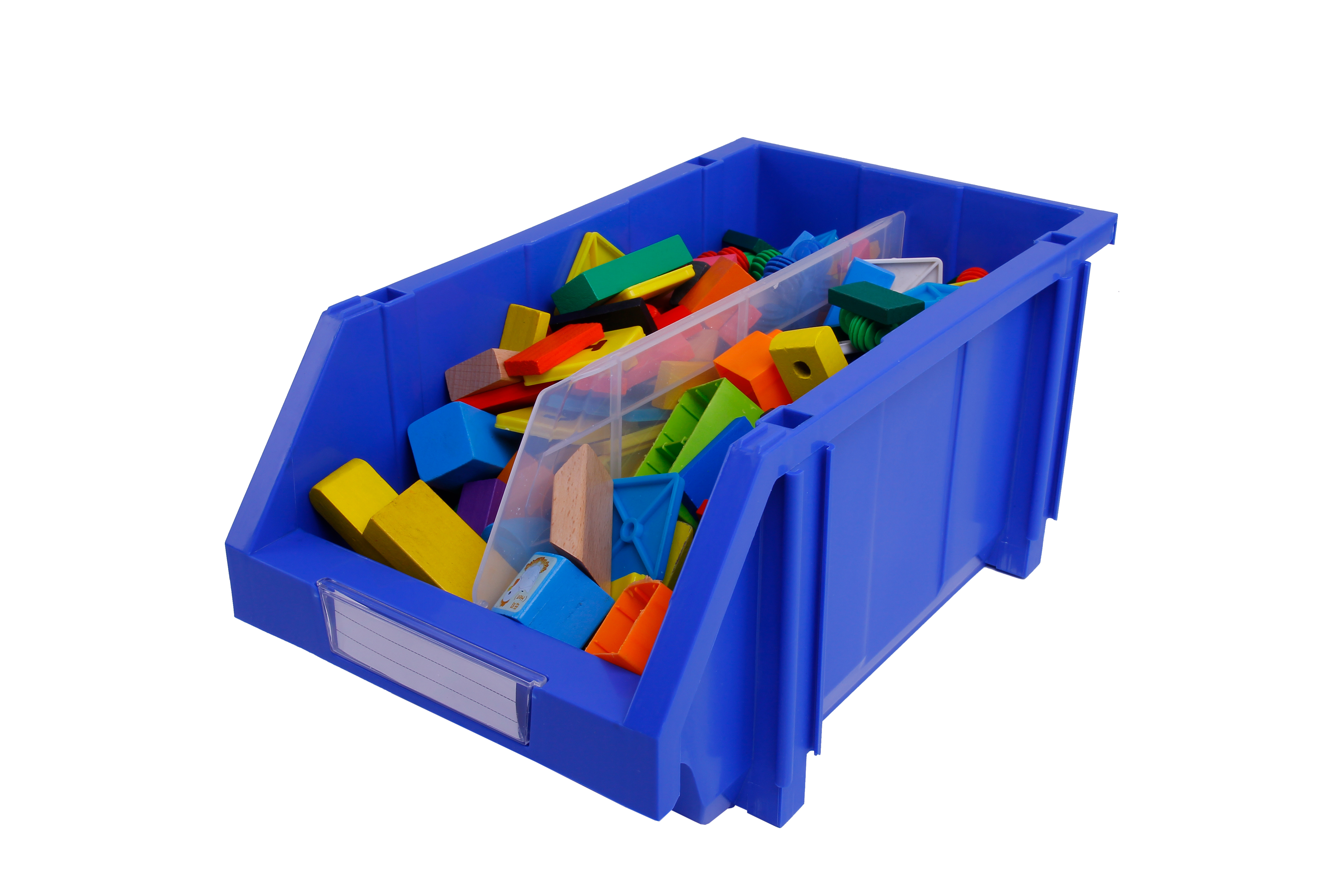 Plastic Stackable Shelf Bins with Divider The Perfect Home Organization Solution