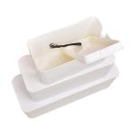 White USB Hub Cable Organizer Box PS Cable Management Box Wall Mount