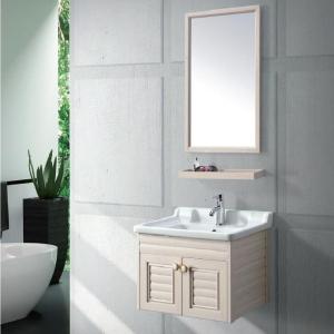 Wholesale Modern Alunimun Bathroom Vanity/ all aluminum bathroom cabinet/Mirror Cabinet /DB-8106 600X460mm from china suppliers