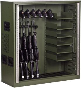 Wholesale 10 Gun Cabinet Double Door Heavy Duty Storage Locker , Heavy Duty Metal Storage Cabinet from china suppliers