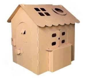 Wholesale Children Cardboard Display Box Paper House For Commercial Shopping Mall from china suppliers
