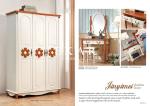 Mediterranean White Clothes cabinet American country wooden wardrobe