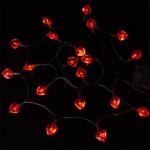 Battery Operated Heart Love Valentine Lights 10/20/30/40leds Heart Shaped String