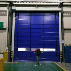Wholesale PVC Rapid Roller Doors 900/800N Tearing Strength For Industrial Use from china suppliers
