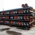 DN400 Ductile Cast Iron Pipe Zinc Bitumen Painting Mortar Cement Lining
