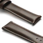 16mm Brown Leather Watch Band Business 20mm Quick Release Watch Band