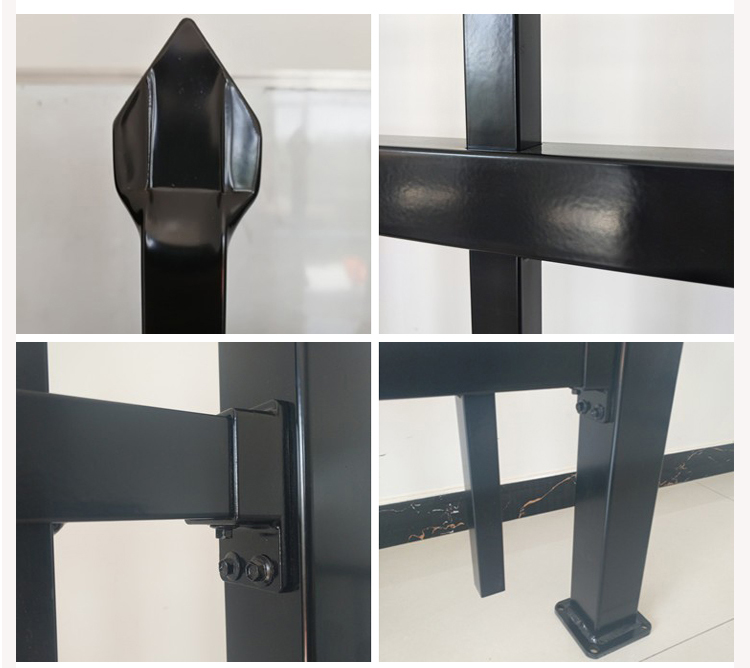 Lowes Steel Wrought Iron Railings Palisade Temp Fence For Sale In Mauritius Market