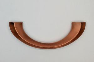 Wholesale Antique Copper Plated Half-Moon Metal Coffin Handle Hardware Wholesale ZH004AC from china suppliers