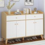 Dustproof 30mm Width Shoe Sideboard Cabinet For Door Entrance