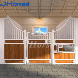 Wholesale 3.6x2.2 Building Sets Plans Wooden Horse Stable Door With Swivel Feeder from china suppliers