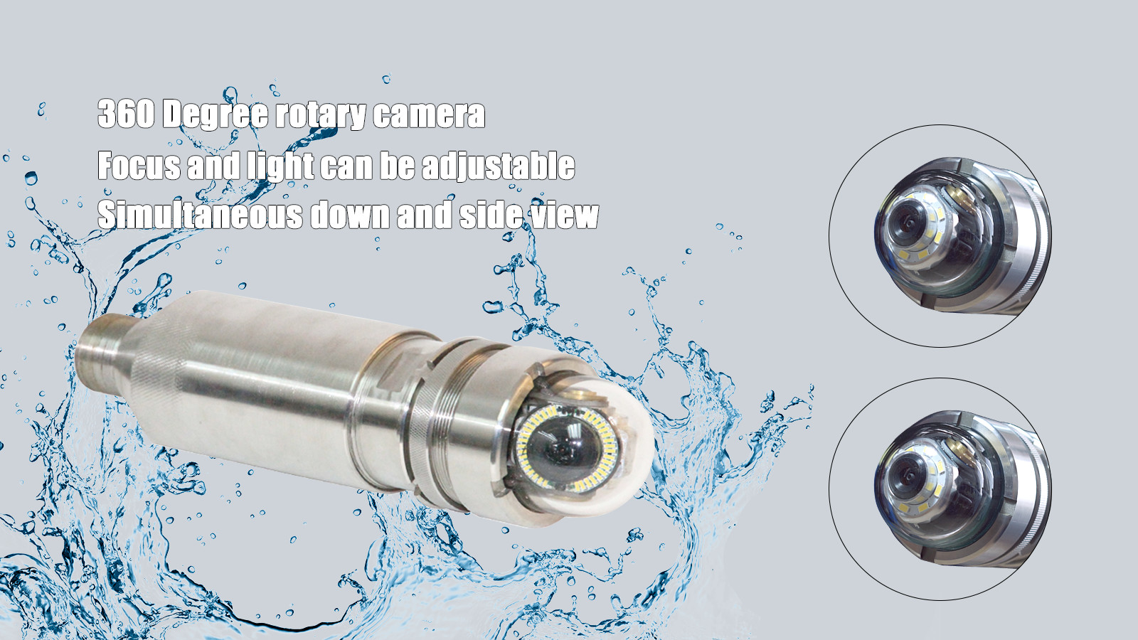 12-Inch HD High Resolution Borehole Inspection Camera for Deep Well Water Inspection