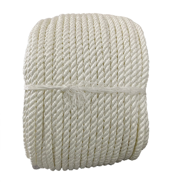 12mmx220m 3 Strand Nylon Rope Polyamide Rope For Yacht Boat