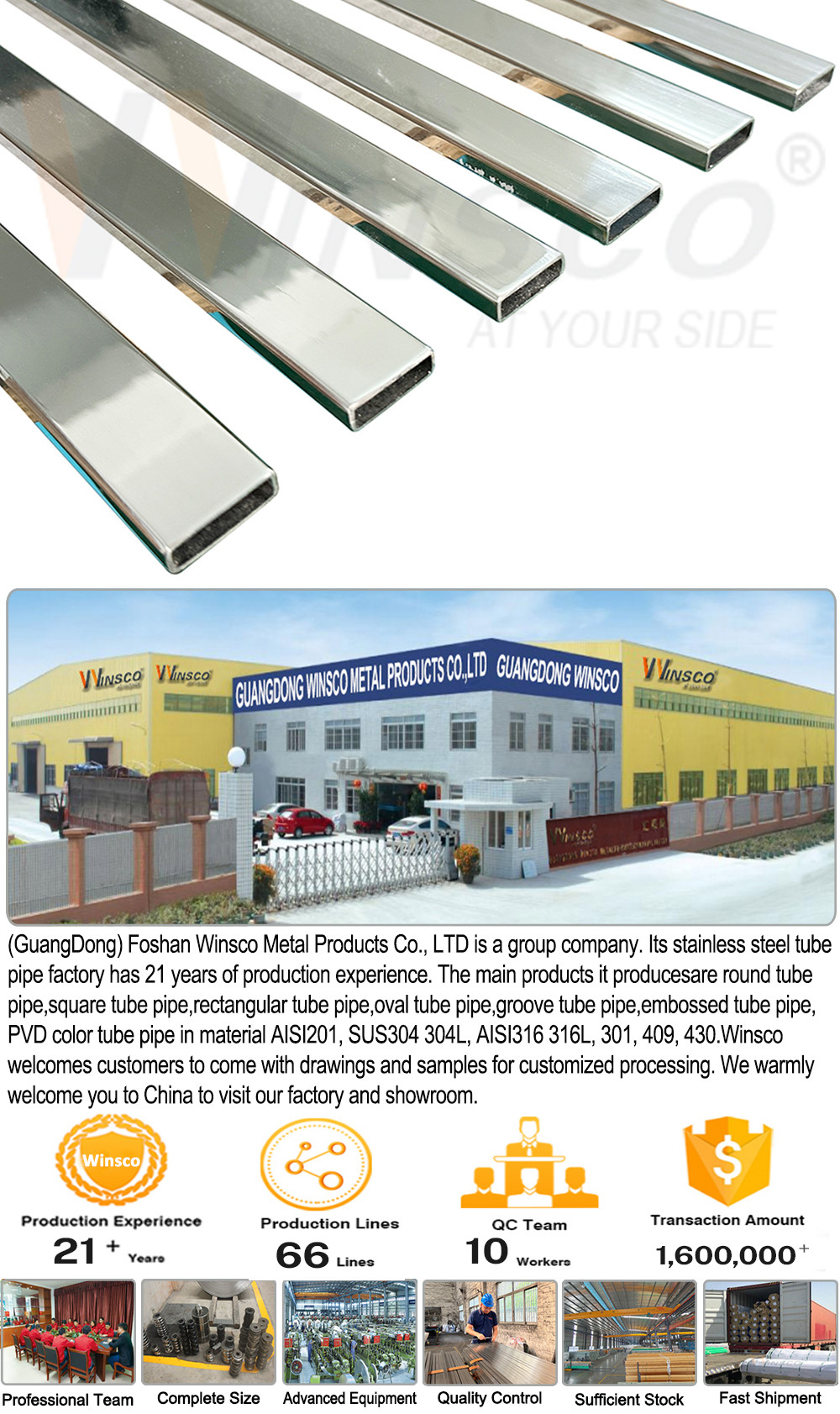 SUS 304 8K Mirror Surface PVD Color Inox Rectangular Tube 30mmx10mm Size 1.2mm 1.5mm Thick Stainless Steel Bathroom Pipe